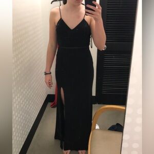 Dillard’s Long Black Gown